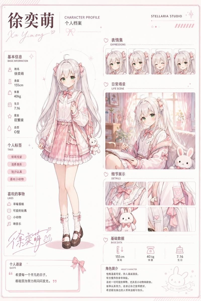 徐奕萌 角色草案